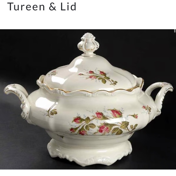 Rosenthal Courtship Tureen w/lid 8.5” pompadour selb Germany -Rare - Picture 12 of 13
